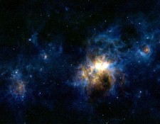 Three color image of the 
Carina Nebula
