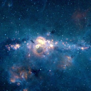 3 Color image of MSX plate of
 the Galactic Center