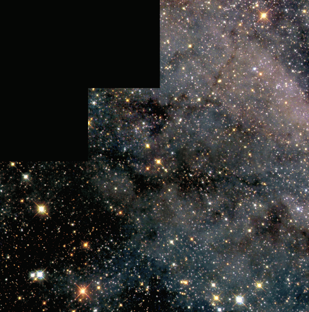 star field in the Large Magellanic Cloud